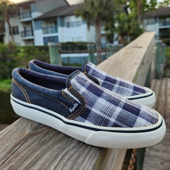 Keds Women's Classic Jump Kick Low Top Slip-on Canvas Casual Sneakers Size 5 - Picture 10 of 13